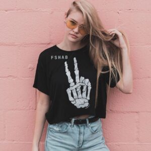 Fshab Women’s Cotton T-Shirt – Soft, Comfortable Everyday Tee | Classic Fit, Single Color